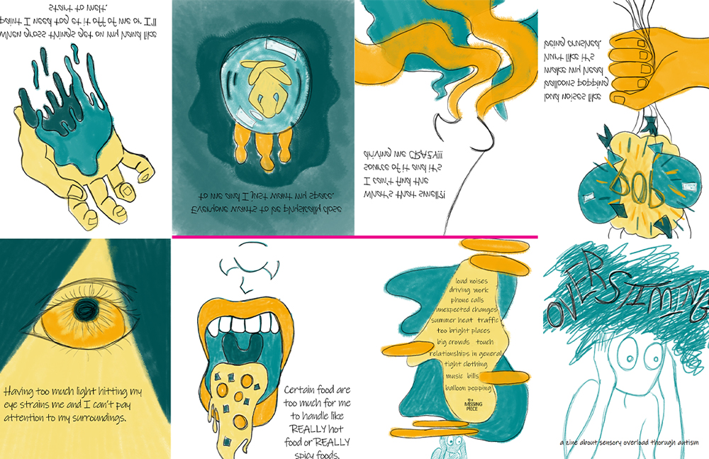 alphabet 26 magazine spread